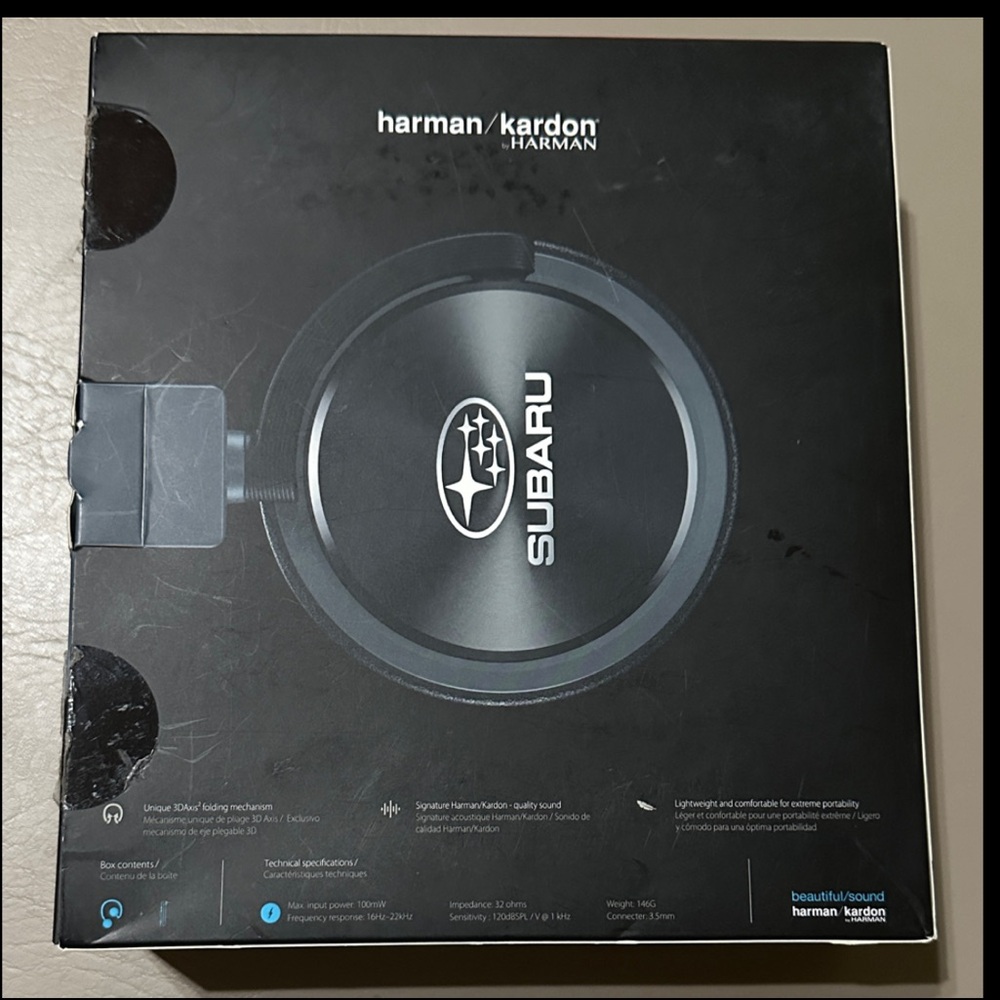 Subaru High Performance Foldable Mini Lightweight Headset. NEW IN BOX - Picture 4 of 13
